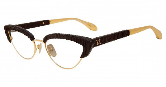 Carolina Herrera VHN058 Eyeglasses, Brown 5GDM