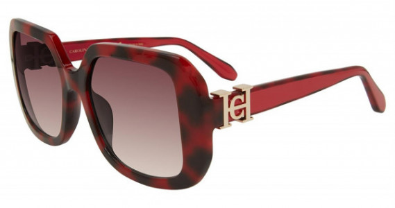 Carolina Herrera SHN624M Sunglasses, Red Tortoise 09AT