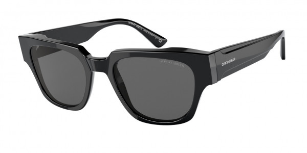 Giorgio Armani AR8147F Sunglasses, 500187 BLACK GREY (BLACK)