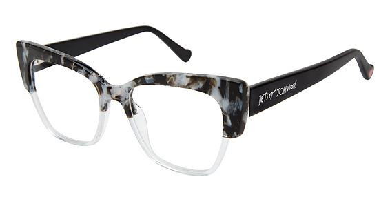 Betsey Johnson KITSCH QUEEN Eyeglasses, BLACK