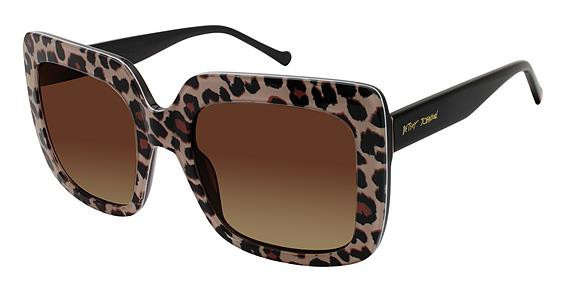 Betsey Johnson BED OF ROSES Sunglasses, LEOPARD