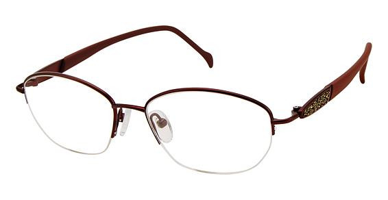Stepper 50198 SI Eyeglasses, BURGUNDY