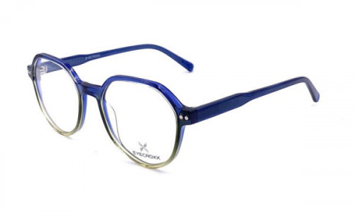 Eyecroxx EC623AD Eyeglasses, C2 Blue Green