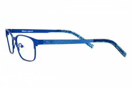 Windsor Originals ABBEYROAD_M LIMITED STOCK Eyeglasses, Mat Blue