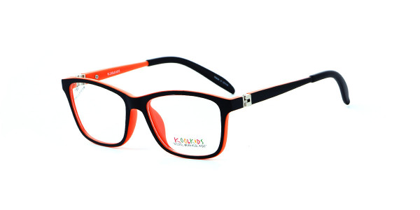 Alpha Viana K-2564 Eyeglasses, C2- matte blk/ orange
