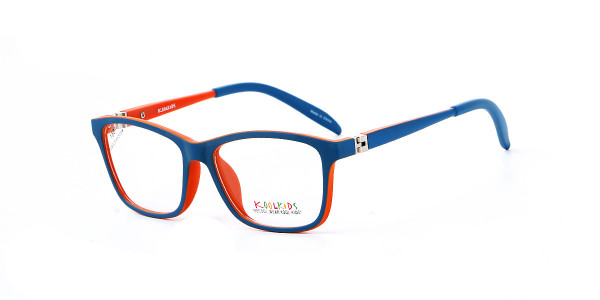 Alpha Viana K-2564 Eyeglasses, C4- matte blue/ orange