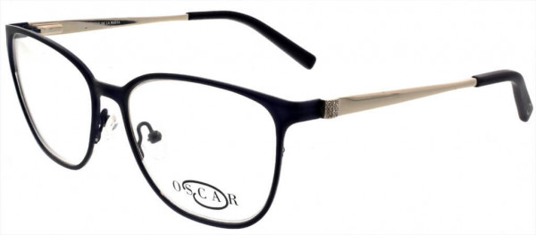 O by Oscar de la Renta OSL469 Eyeglasses, 414 Semi Matte Navy
