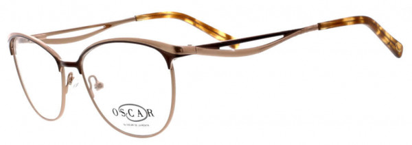 O by Oscar de la Renta OSL725 Eyeglasses, 234 Shiny Light Brown / Shiny Brown / Shiny Light Brown