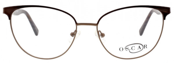 O by Oscar de la Renta OSL729 Eyeglasses, 200 Matte Brown/ Semi Matte Light Brown