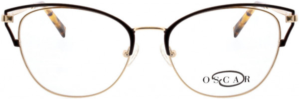 O by Oscar de la Renta OSL744 Eyeglasses, 200 Dark Brown