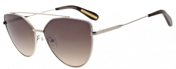 BCBGMAXAZRIA BA4021 Sunglasses, 045 Silver/ Brown