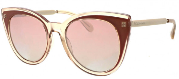 BCBGeneration BG1002 Sunglasses, 664 Crystal Blush and Dusty Rose/Brown Gradient