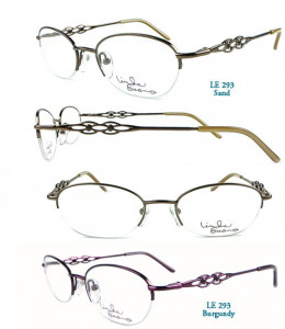 Hana LE 293 Eyeglasses, Burgundy