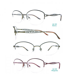 Hana LE 355 Eyeglasses, Brown