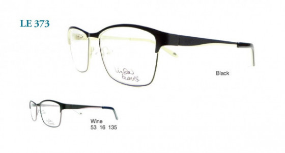 Hana LE 373 Eyeglasses, Black