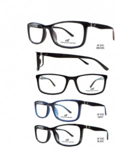 Hana AF 530 Eyeglasses, Brown