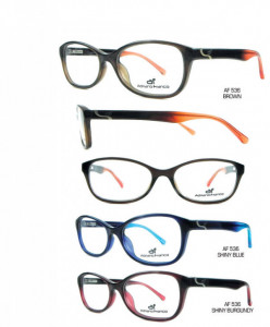 Hana AF 536 Eyeglasses, Brown