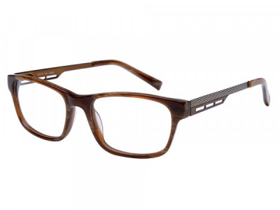 Amadeus A990 Eyeglasses, Brown Horn