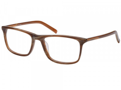 Amadeus A989 Eyeglasses, Brown Horn