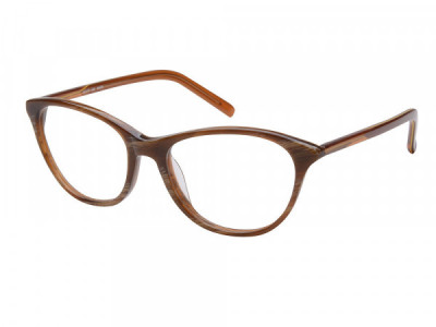 Amadeus A988 Eyeglasses, Brown Horn