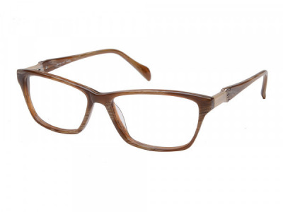 Amadeus A987 Eyeglasses, Brown Horn