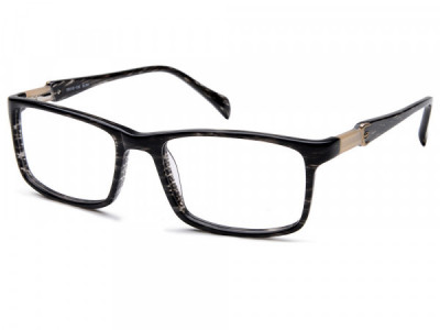 Amadeus A985 Eyeglasses, Black Medley