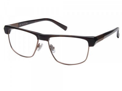 Amadeus A980 Eyeglasses, Dark Brown Tort w/Matte Brown Eye Wire