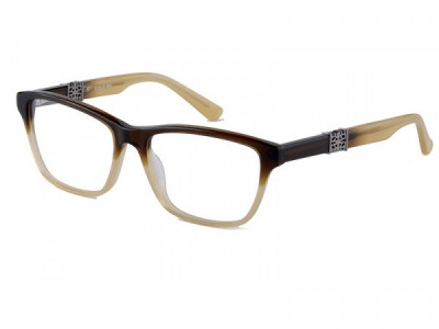 Amadeus A971 Eyeglasses, Brown Fade With Pewter