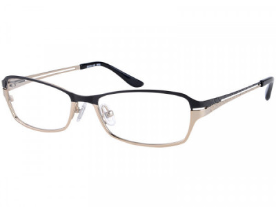 Amadeus A965 Eyeglasses, Black Onyx With Gold