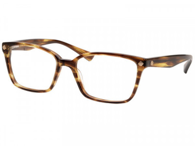 Amadeus A946 Eyeglasses, Striped Light Brown
