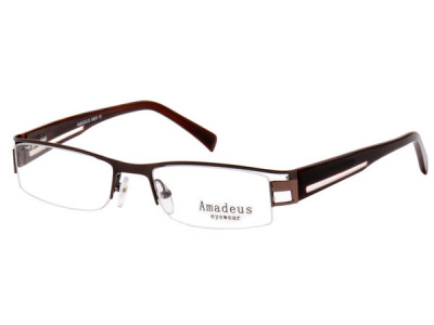 Amadeus A923 Eyeglasses, Dark Brown / Brown