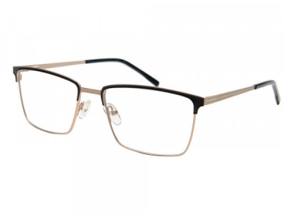 Amadeus A1013 Eyeglasses, Matte Gold With Black