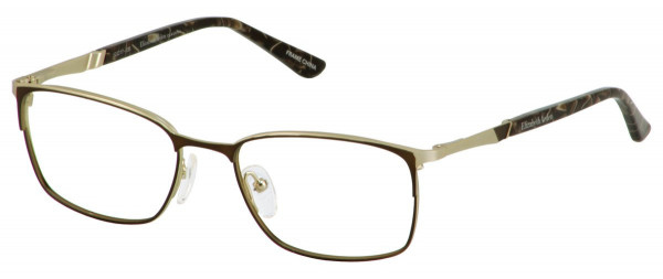 Elizabeth Arden EAC 408 Eyeglasses, 1-BROWN/GOLD