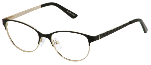Elizabeth Arden EAC 406 Eyeglasses, 1-MATTE BLACK