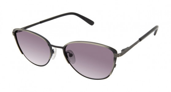 Elizabeth Arden EA 5278 Sunglasses, 1-SHINY SILVER/BLACK