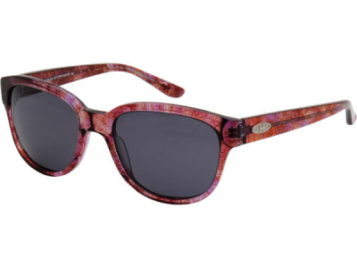 Heat HS0220 Sunglasses, Purple Frame with Dark Gray Polarized Lens