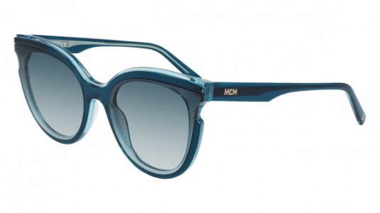 MCM MCM706S Sunglasses, (443) PETROL/AZURE