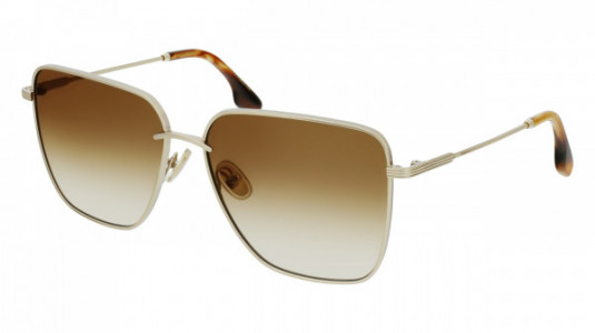 Victoria Beckham VB218S Sunglasses, (702) GOLD/BROWN