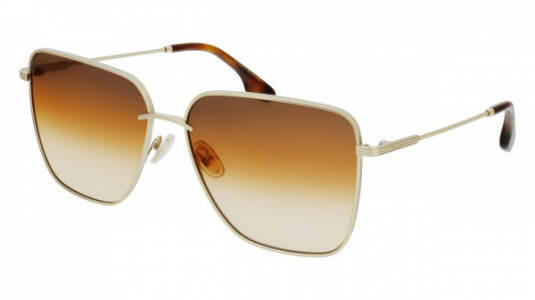 Victoria Beckham VB218S Sunglasses, (708) GOLD/BROWN ORANGE