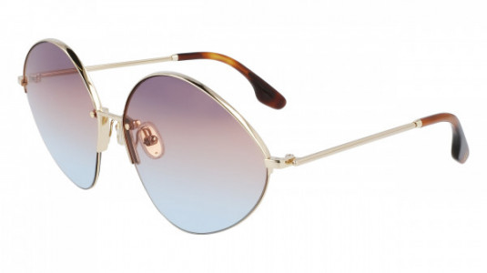 Victoria Beckham VB220S Sunglasses, (731) GOLD/PURPLE CAMEL AZURE
