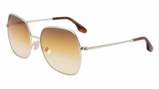 Victoria Beckham VB223S Sunglasses, (708) GOLD-BROWN ORANGE