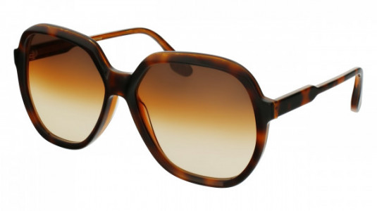 Victoria Beckham VB625S Sunglasses, (229) HAVANA/RUST
