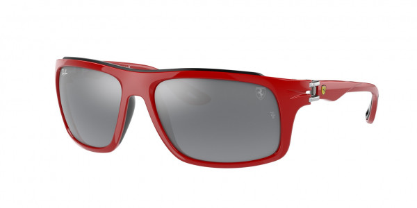 Ray-Ban RB4364M Sunglasses, F6236G RED (PINK)