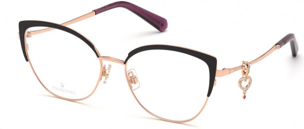 Swarovski SK5402 Eyeglasses, 001 - Shiny Black