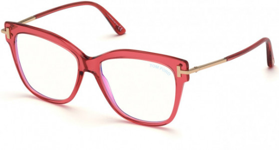 Tom Ford FT5704-F-B Eyeglasses, 066 - Shiny Red