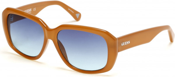 Guess GU8233 Sunglasses, 44W - Orange/other / Gradient Blue