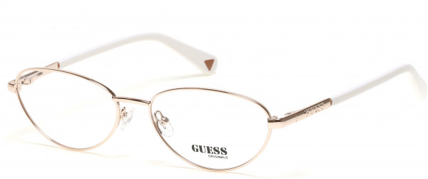 Guess GU8238 Eyeglasses, 028 - Shiny Rose Gold