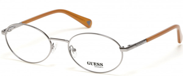 Guess GU8239 Eyeglasses, 008 - Shiny Gunmetal