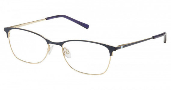 SuperFlex SF-586 Eyeglasses, S201-NAVY GOLD
