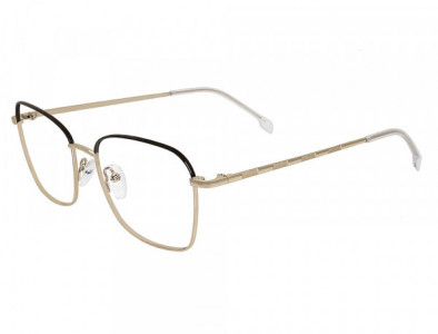 Café Boutique CB1079 Eyeglasses, C-2 Black/Yellow Gold
